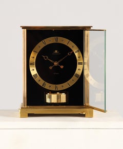 Reloj Atmos negro de Jaeger LeCoultre, fabricado en 1969