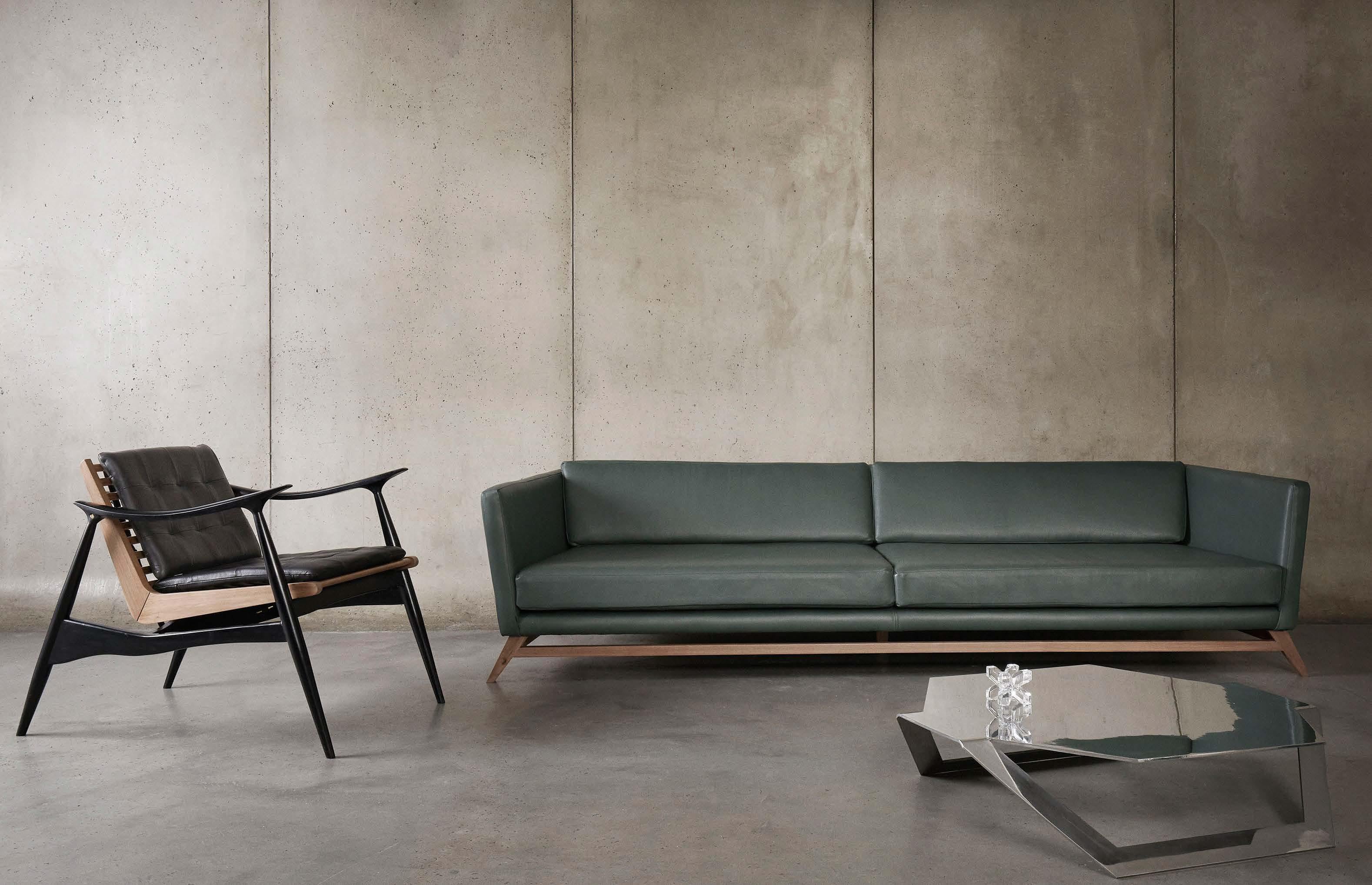 Mexicain Chaise longue Atra noire d'Atra Design en vente