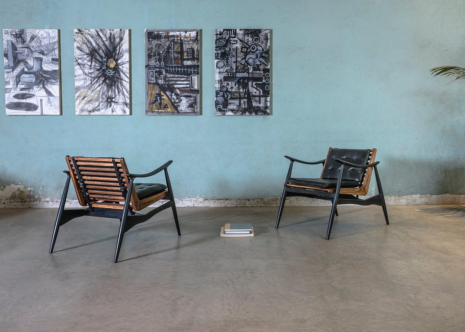Chaise longue Atra noire d'Atra Design Neuf - En vente à Geneve, CH