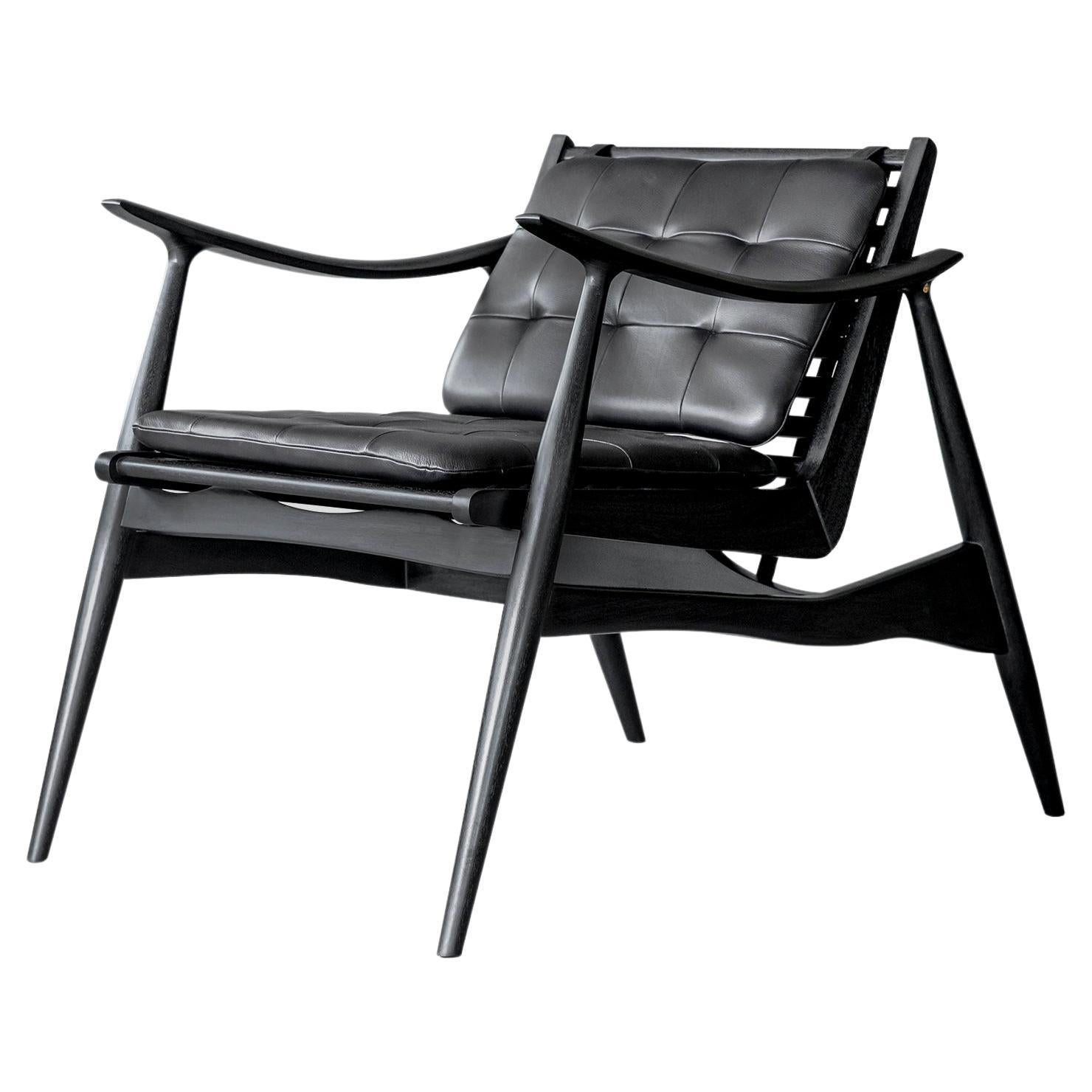Chaise longue Atra noire d'Atra Design