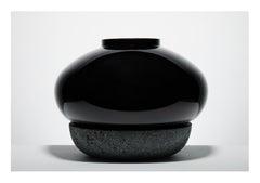 Lampada a candela grande Aurora Volta nera