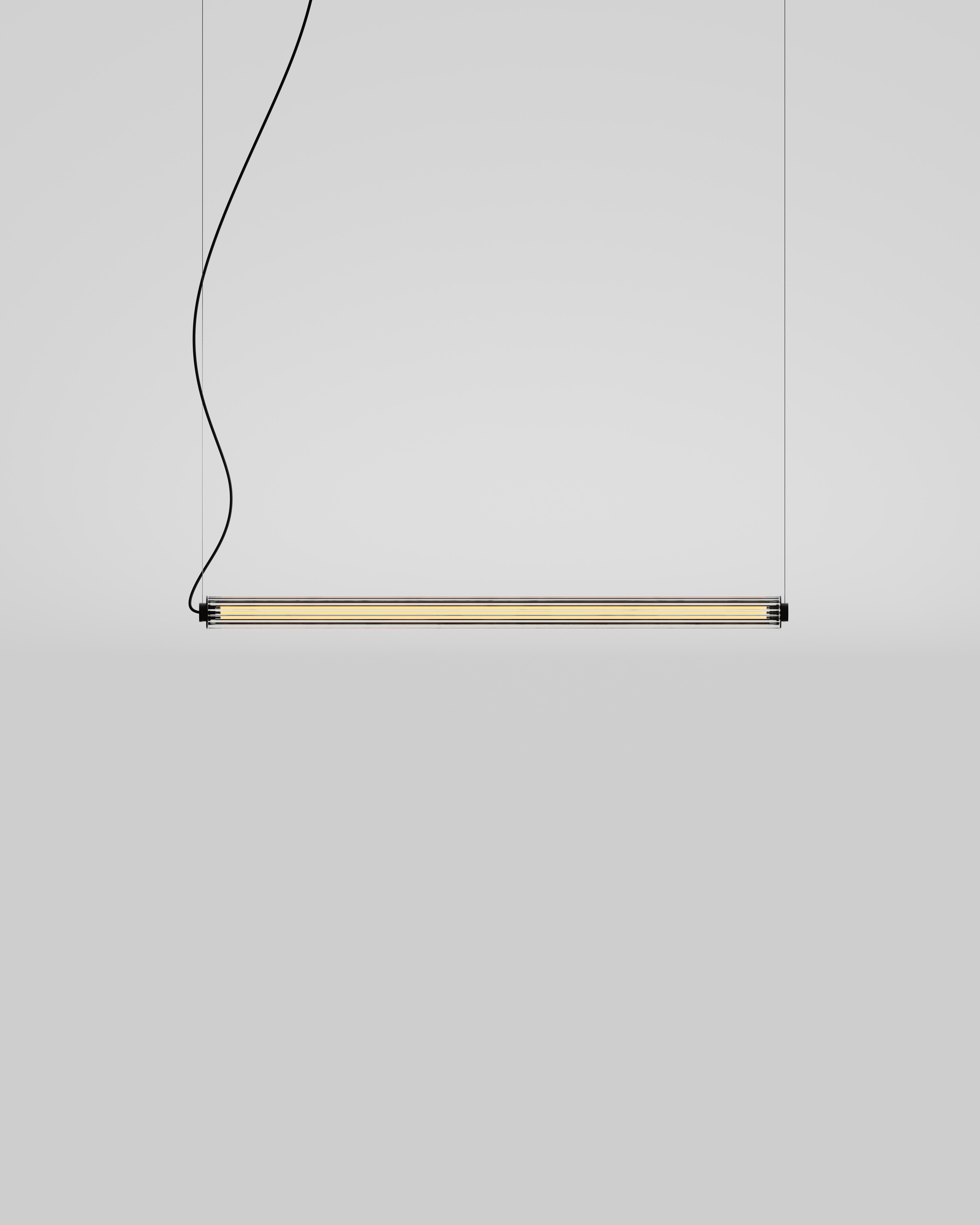 Spanish Black B15 T H PE Pendant Lamp by Parachilna For Sale
