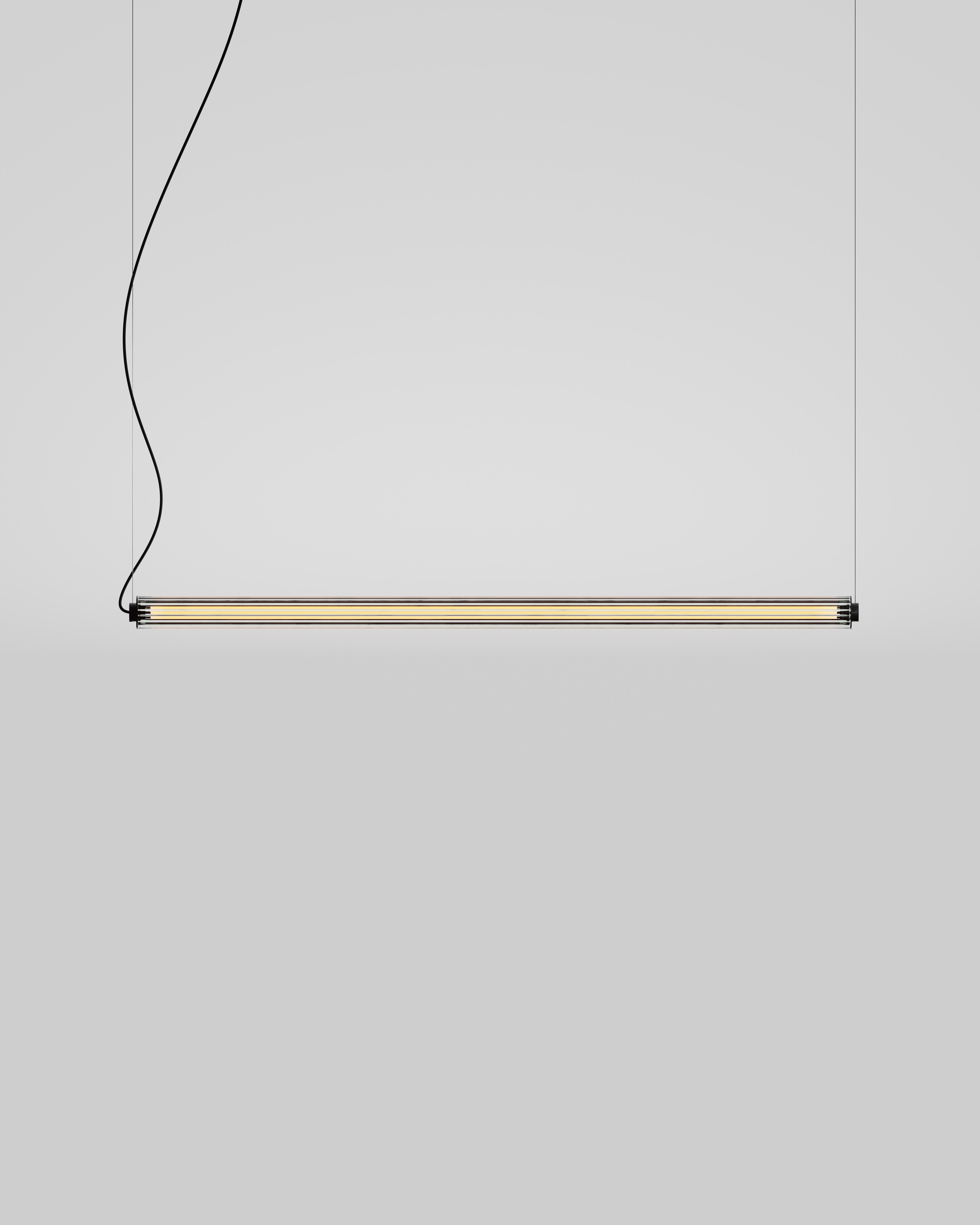 Black B15 T H PE Pendant Lamp by Parachilna In New Condition For Sale In Geneve, CH