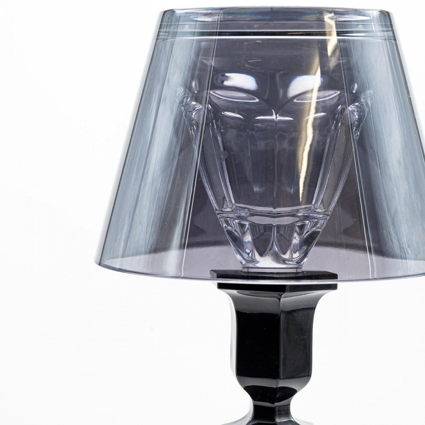 Schwarzer Baccarat Harcourt Our Fire Kerzenständer von Philippe Starck, Frankreich (Französisch) im Angebot