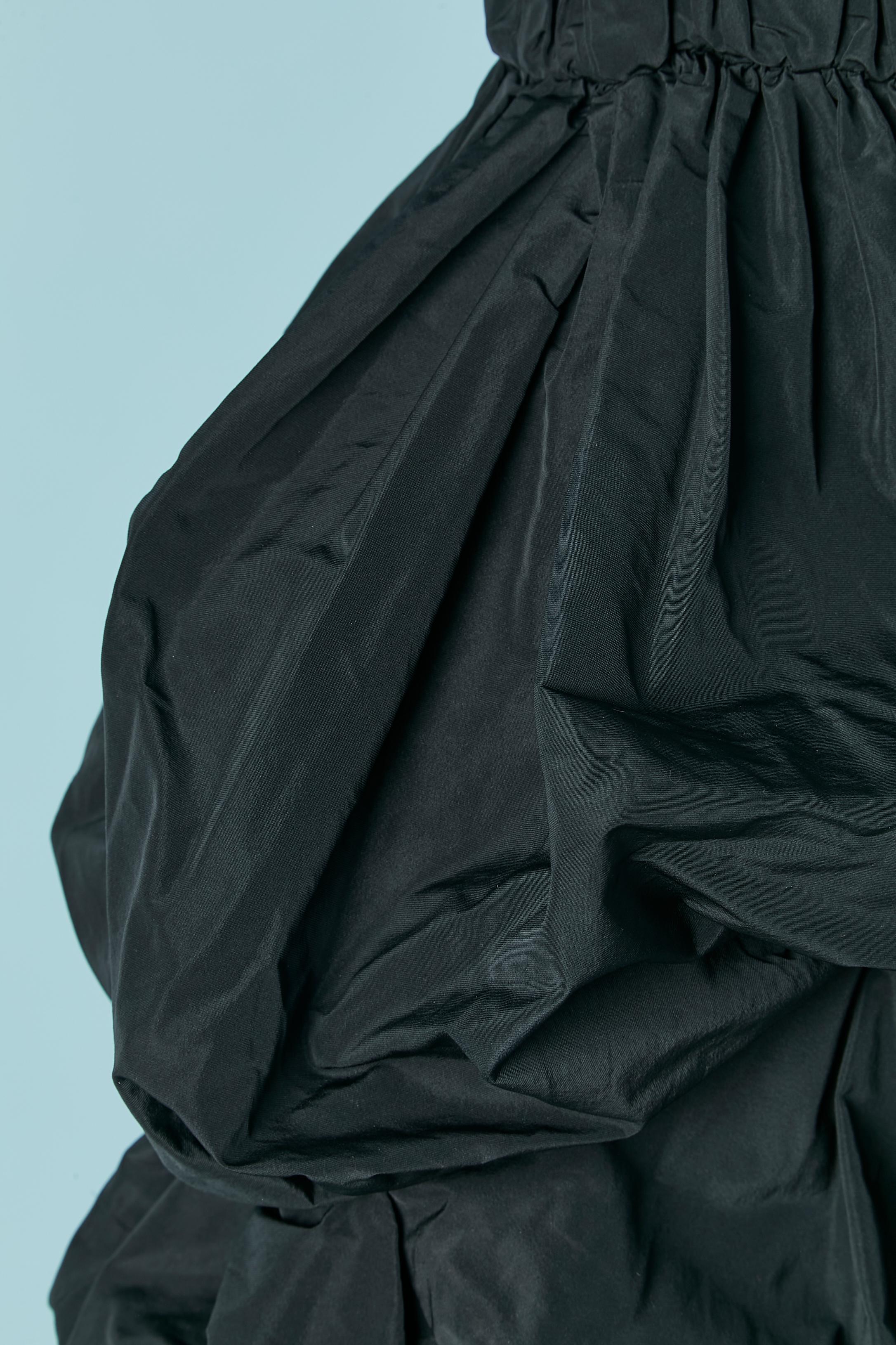 Vestido de cóctel negro de burbujas sin espalda CARVEN en Excelente estado para la venta en Saint-Ouen-Sur-Seine, FR