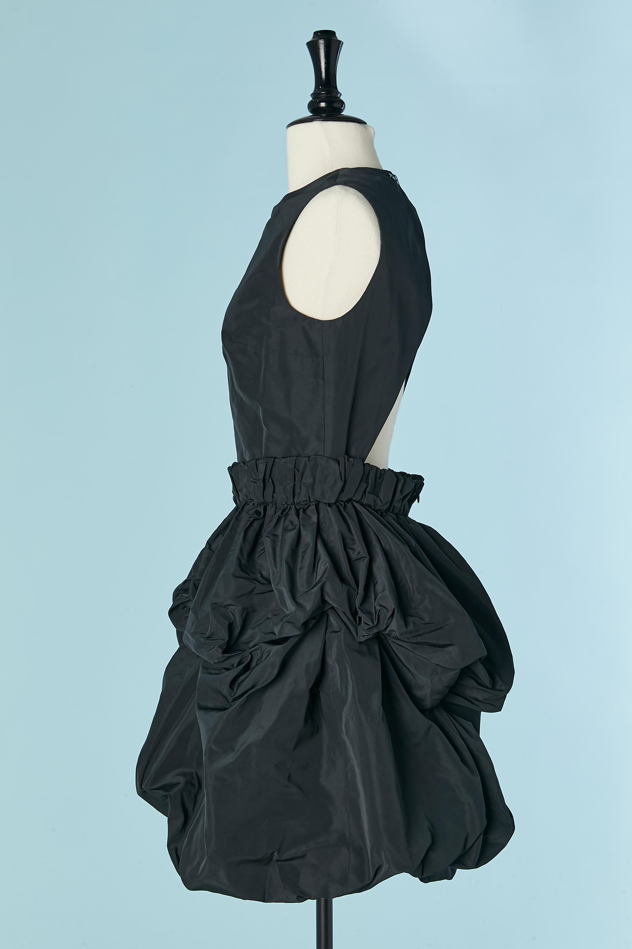 De las mujeres Vestido de cóctel negro de burbujas sin espalda CARVEN en venta