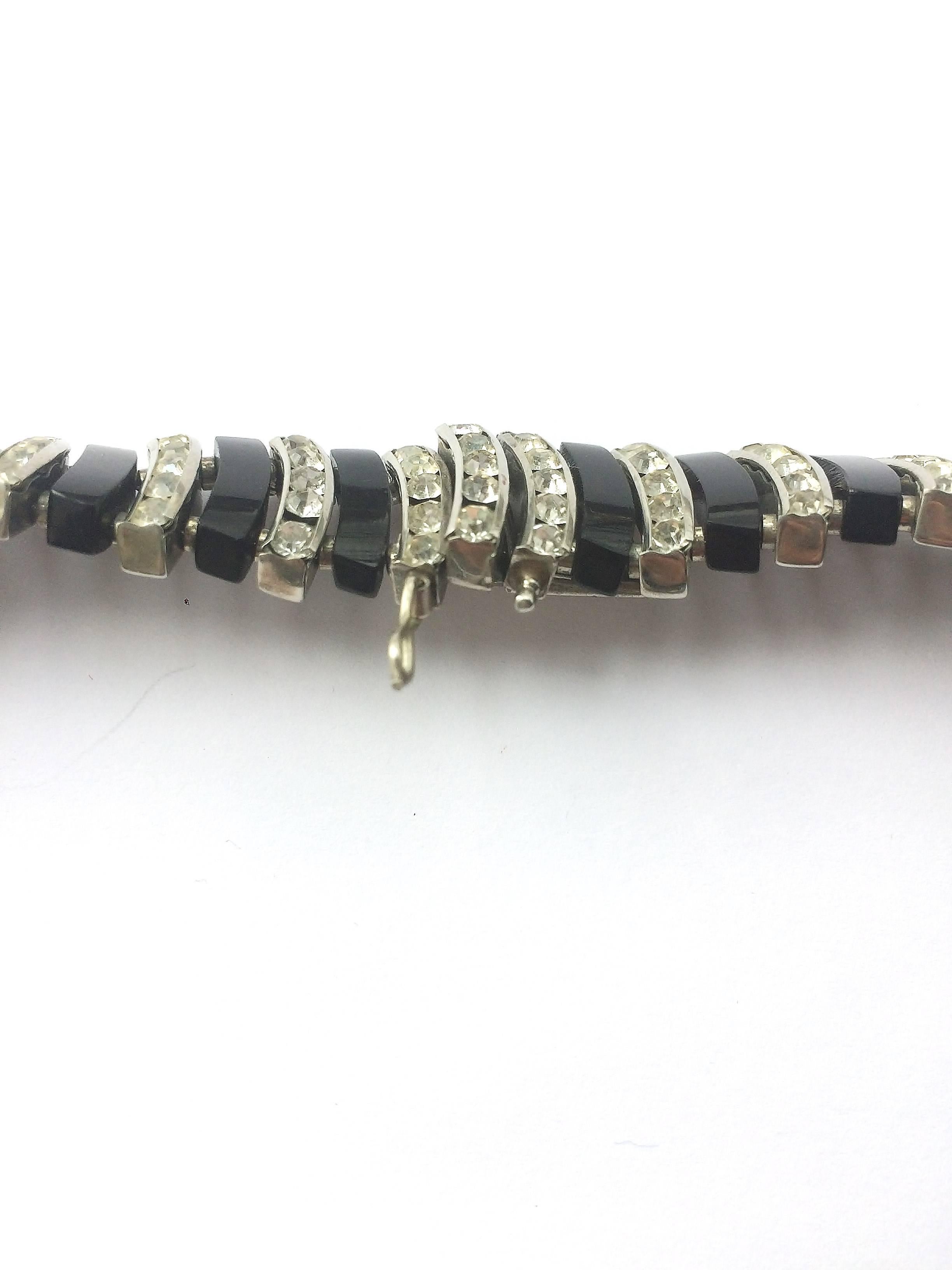 black bakelite necklace