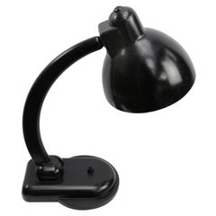 Black Bakelite European Vintage Industrial Table Desk Light