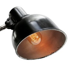 Black Bakelite Helion Amstadt Vintage Industrial Table Desk Light