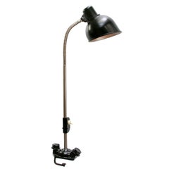 Black Bakelite Helion Amstadt Vintage Industrial Table Desk Light