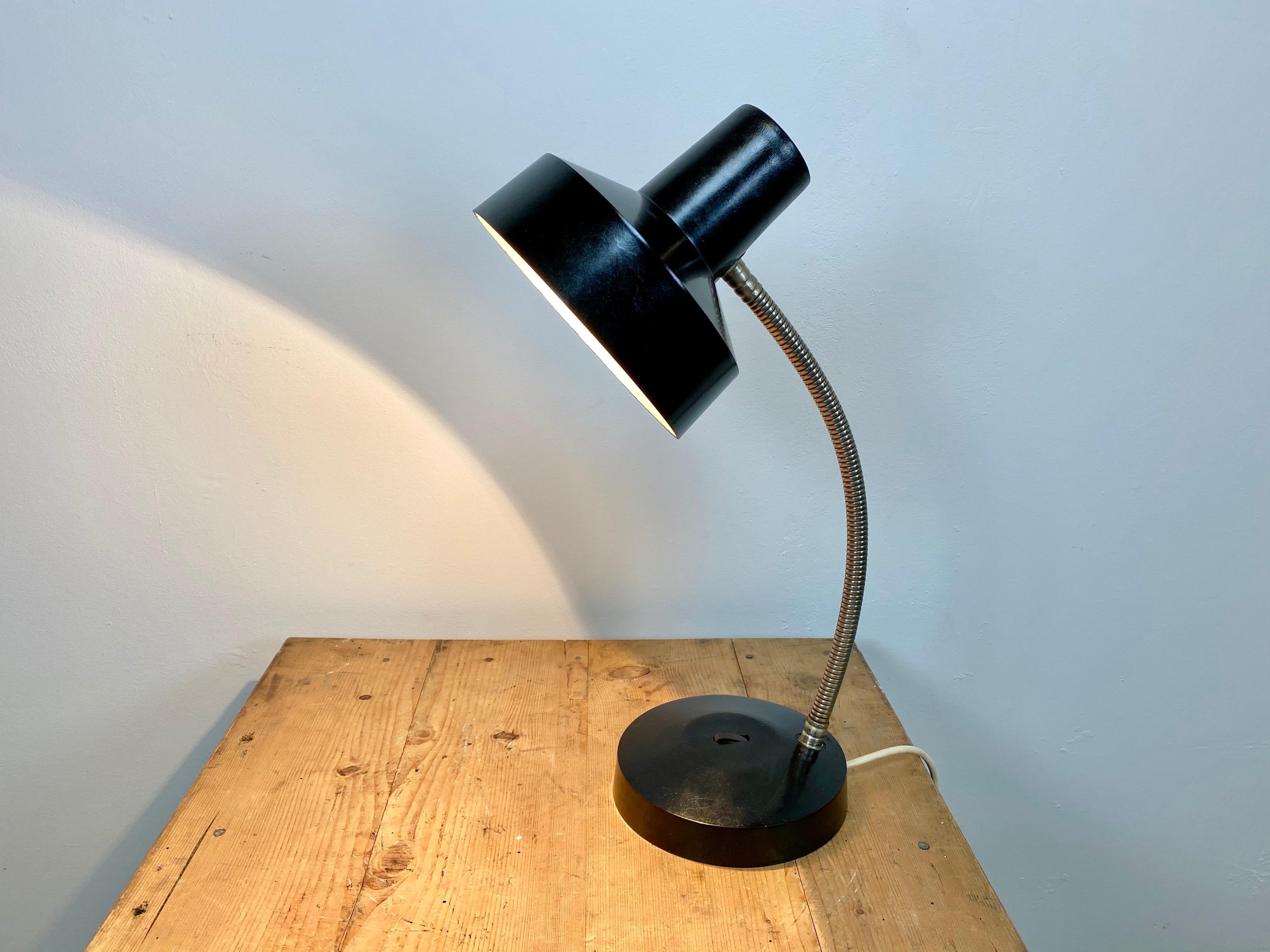 Black Bakelite Table Lamp, 1960s For Sale 5