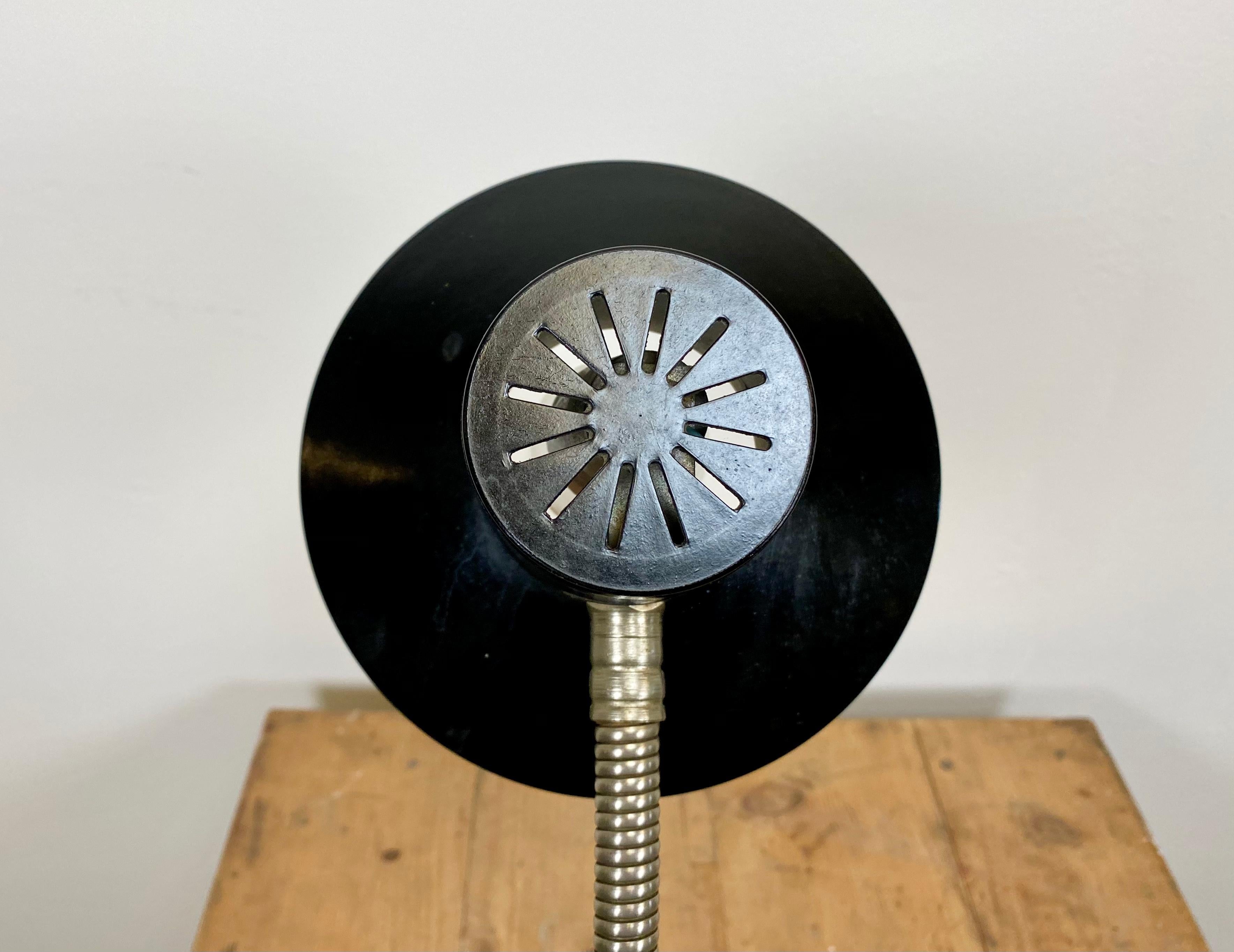 20th Century Black Bakelite Table Lamp, 1960s For Sale