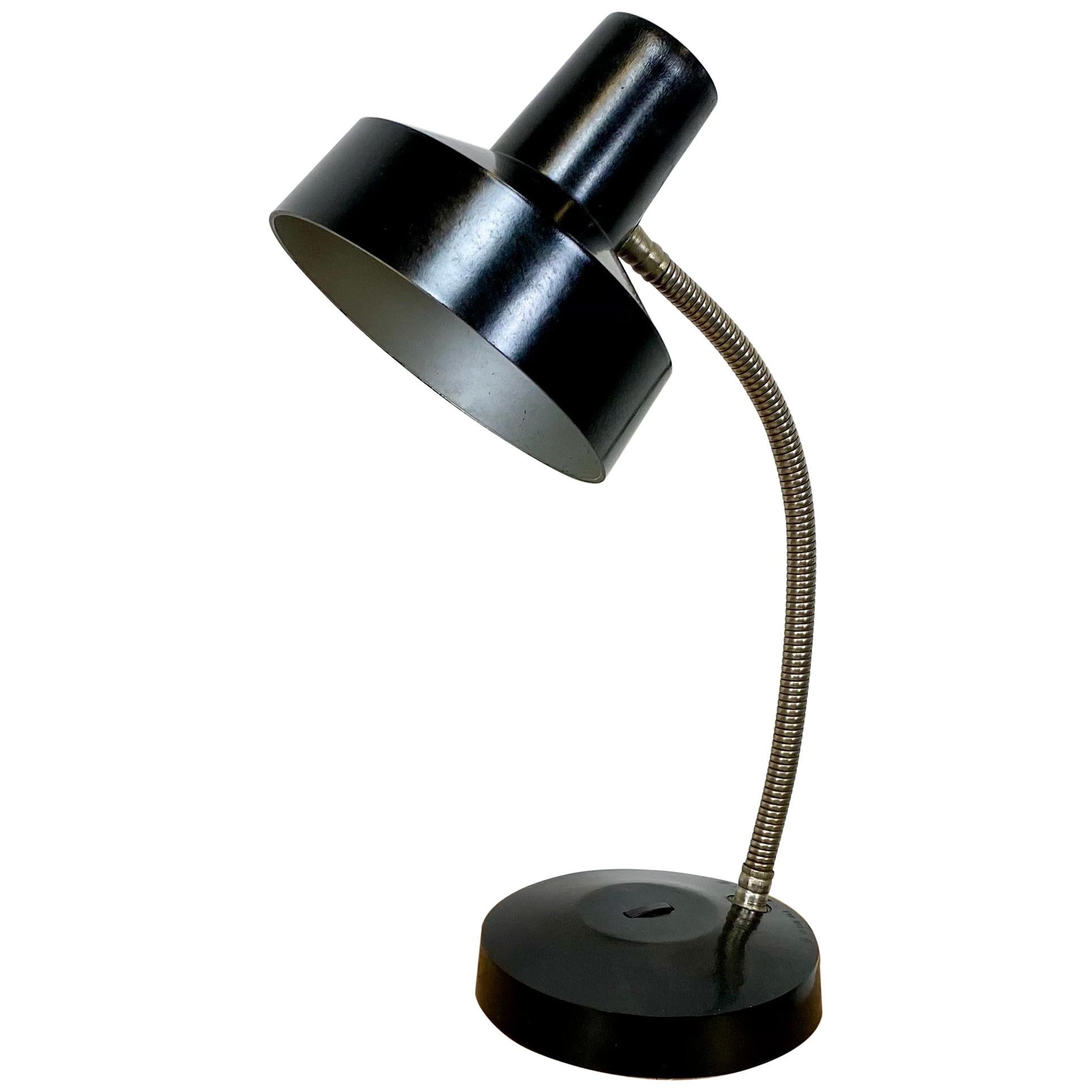 Black Bakelite Table Lamp, 1960s