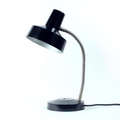 Vintage Black Bakelite Table Lamp By Elektrosvit, Type 101301, Czechoslovakia 1960s