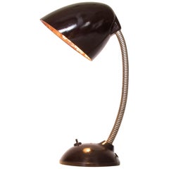 Black Bakelite Table Lamp by Eric Kirkman Cole, 1950s