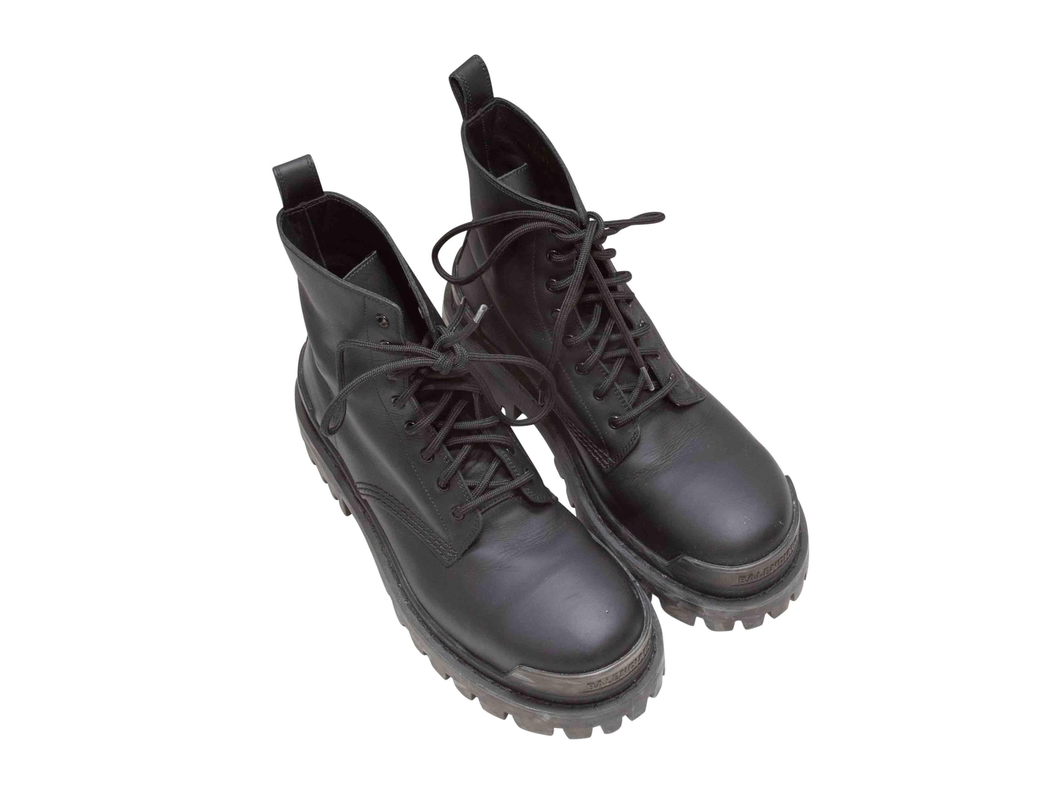 Botines de Combate Balenciaga Negros Talla 37 en Bueno estado para la venta en New York, NY