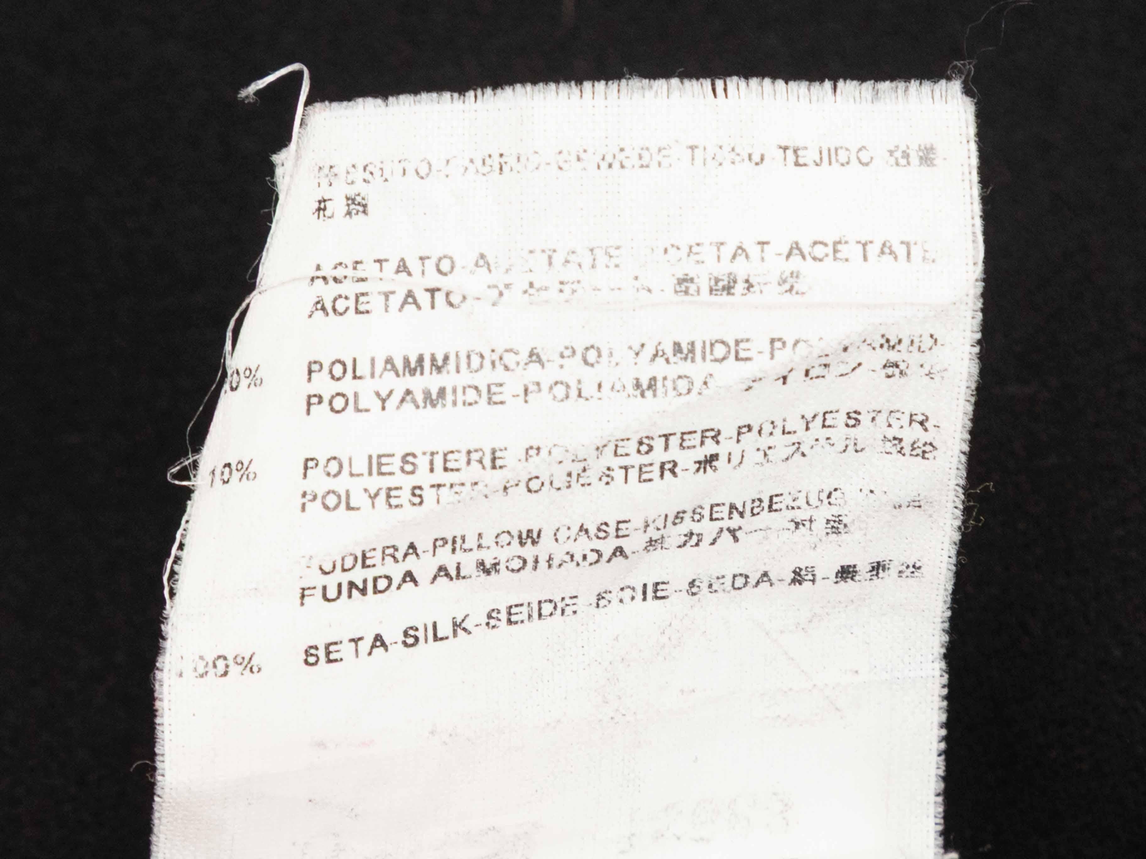 Minigonna nera con pieghe di Balenciaga taglia FR 38 in vendita 1