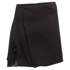 Minijupe plissée noire Balenciaga Taille FR 38