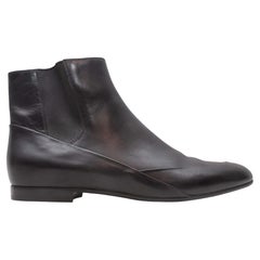 Black Balenciaga Pointed-Toe Ankle Boots