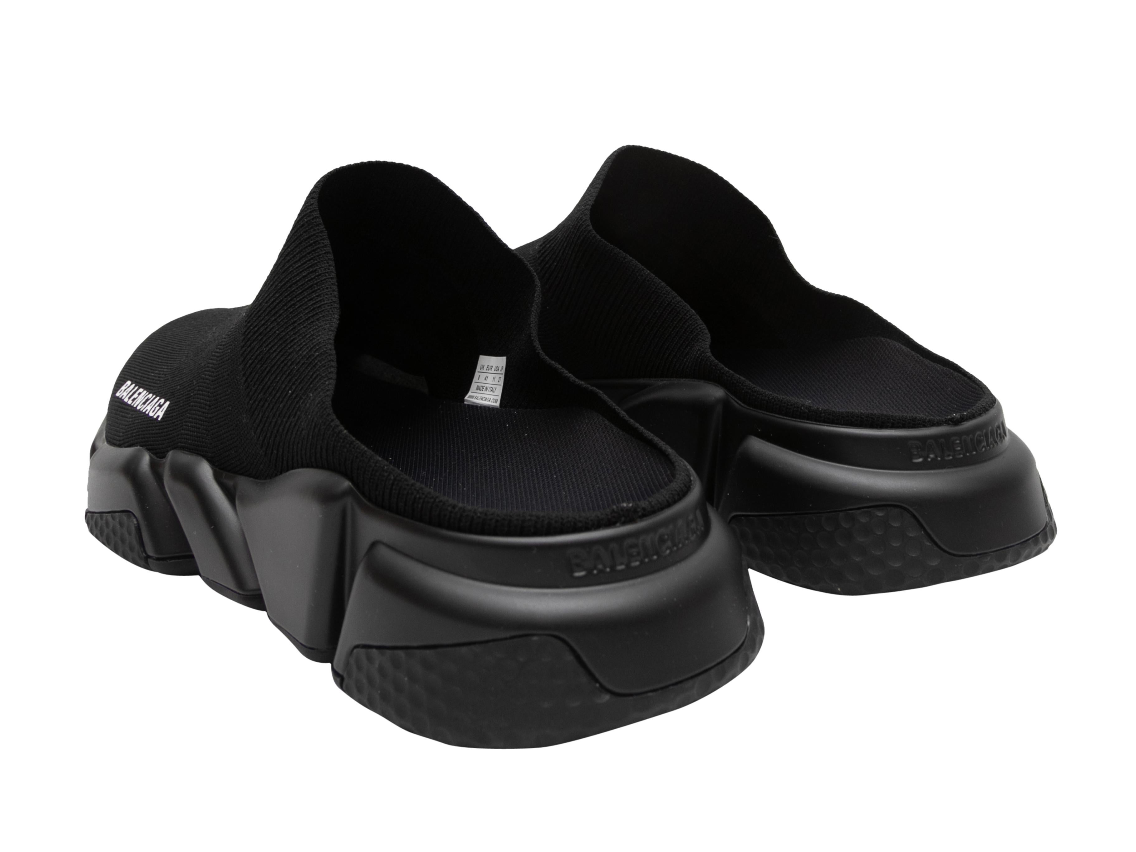 Black Balenciaga Speed Sneaker Mules Size 41 1
