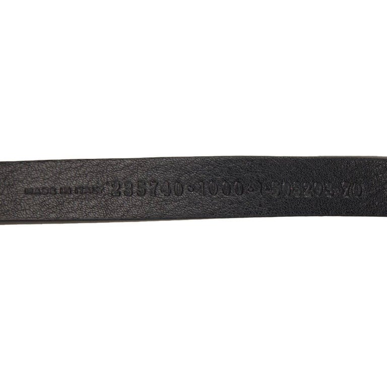 Black Balenciaga Studded Leather Belt For Sale at 1stDibs