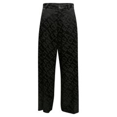Pantaloni neri con logo Balenciaga Unifit 2021 taglia US XS
