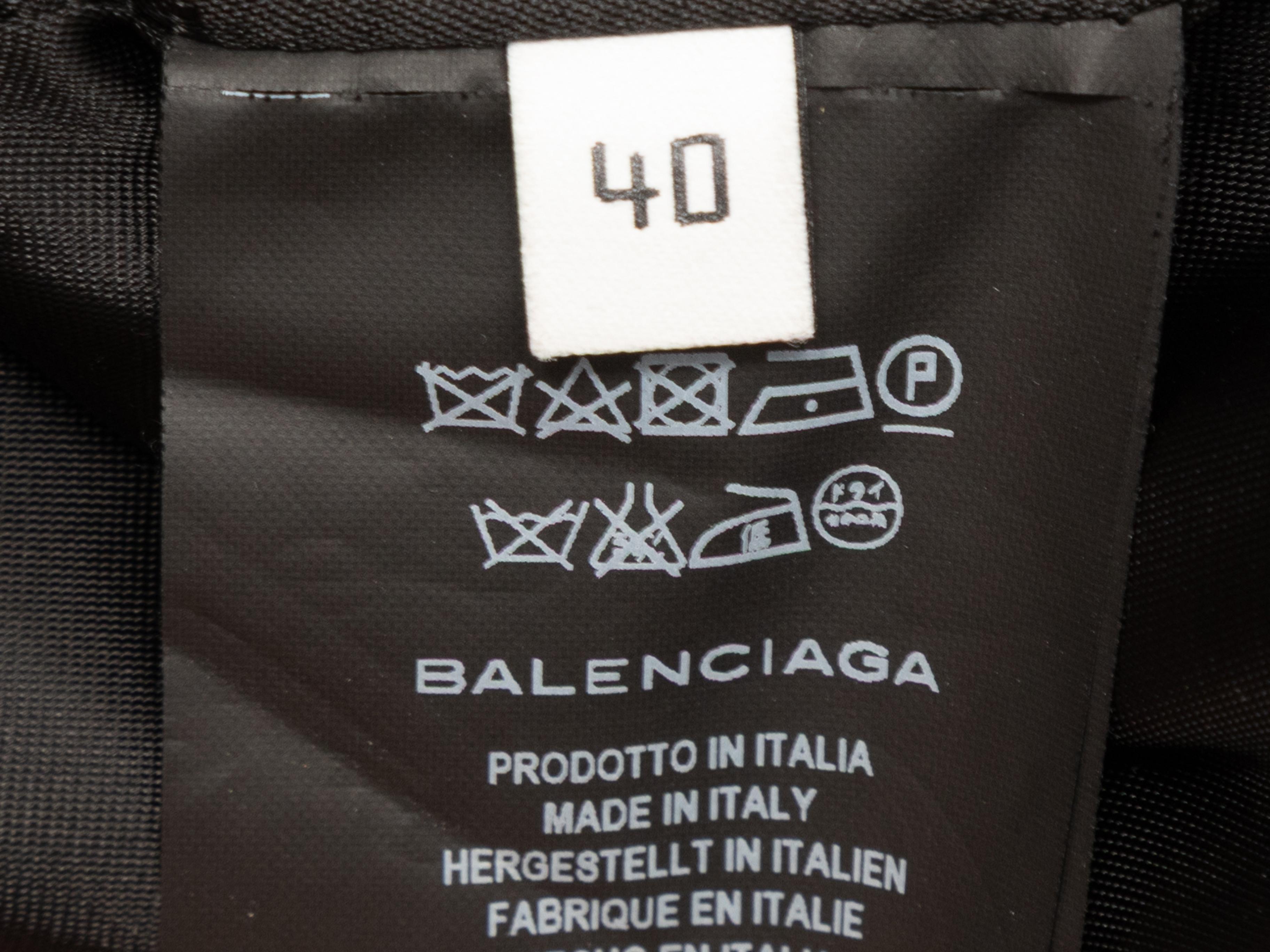 Bomber in lana Balenciaga nero taglia FR 40 in vendita 1