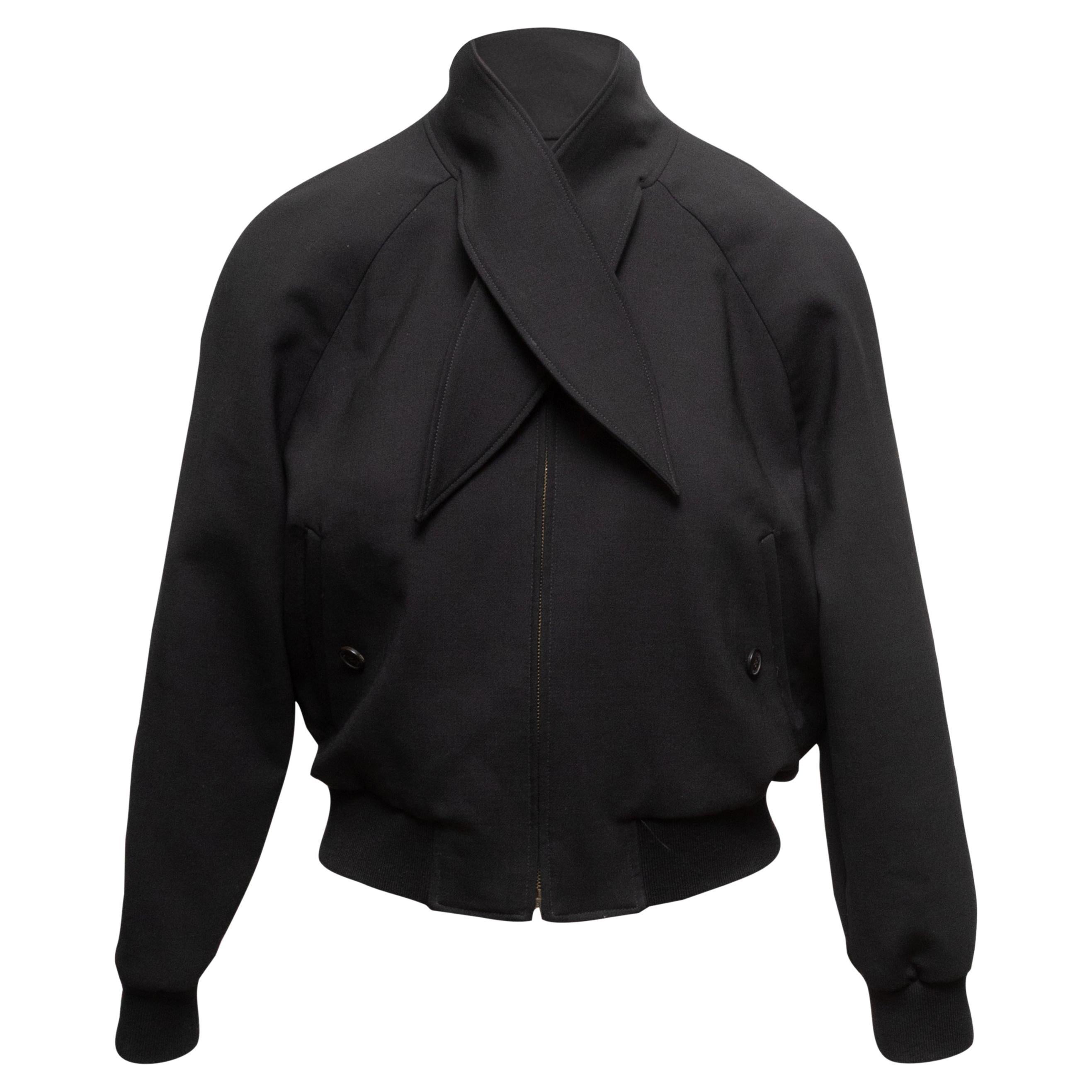 Bomber in lana Balenciaga nero taglia FR 40