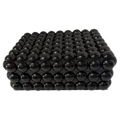 Black Ball Shape Design Box, India, Contemporary