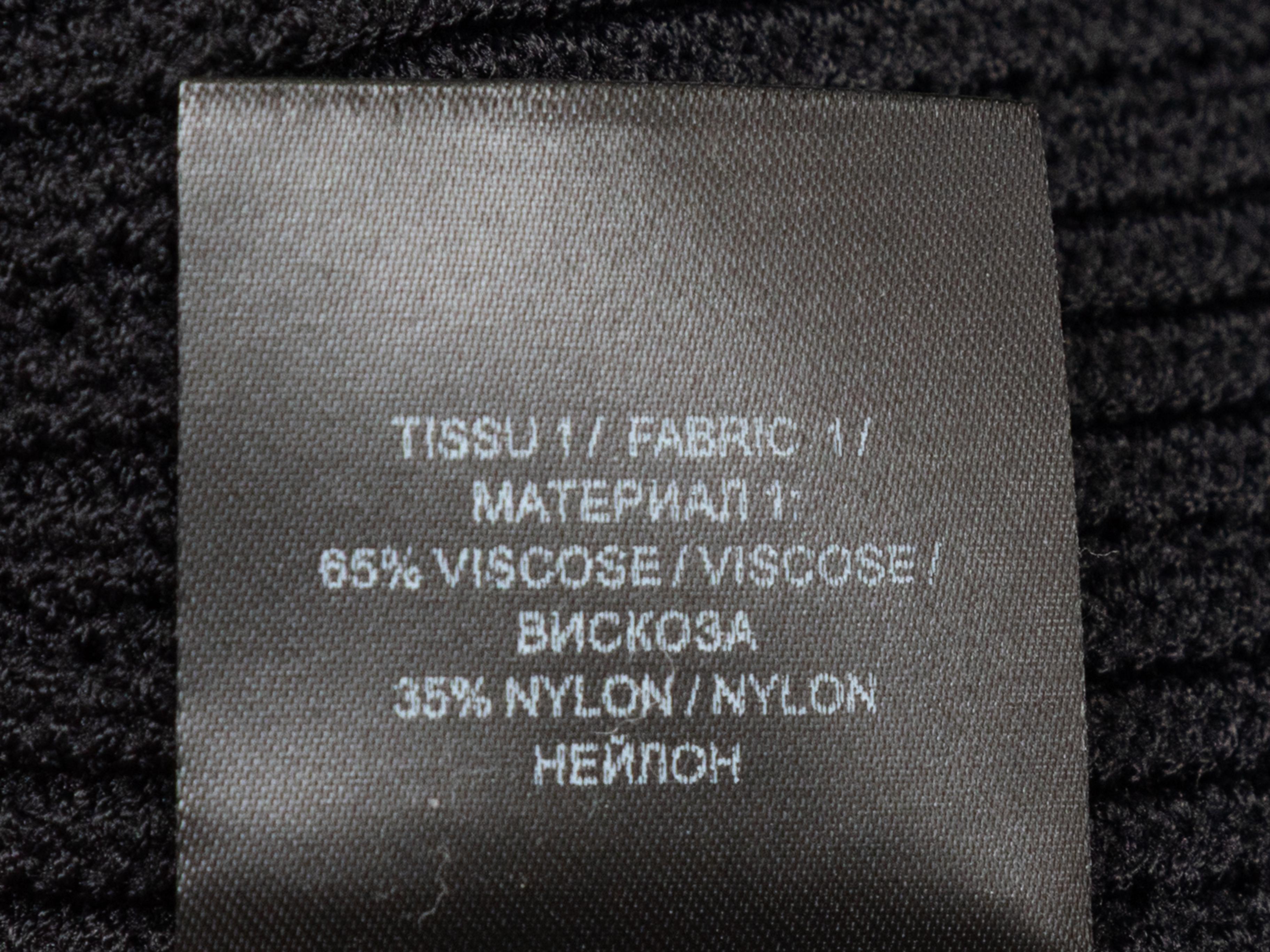 Black Balmain Short Sleeve Knit Dress Size US S im Angebot 2