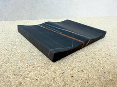 Vassoio in marmo nero Bambú Joaquín Moll Meddel Made in Spain Regalo Design Modern