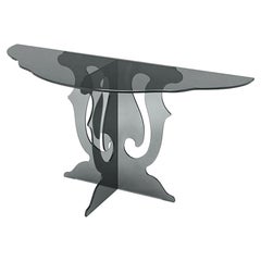 Black Baroco Console Table