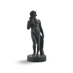 Black basalt figure of Bacchus. Wedgwood C1780.