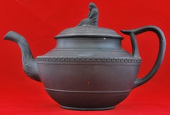 Black Basalt Teapot, Turner, circa 1805