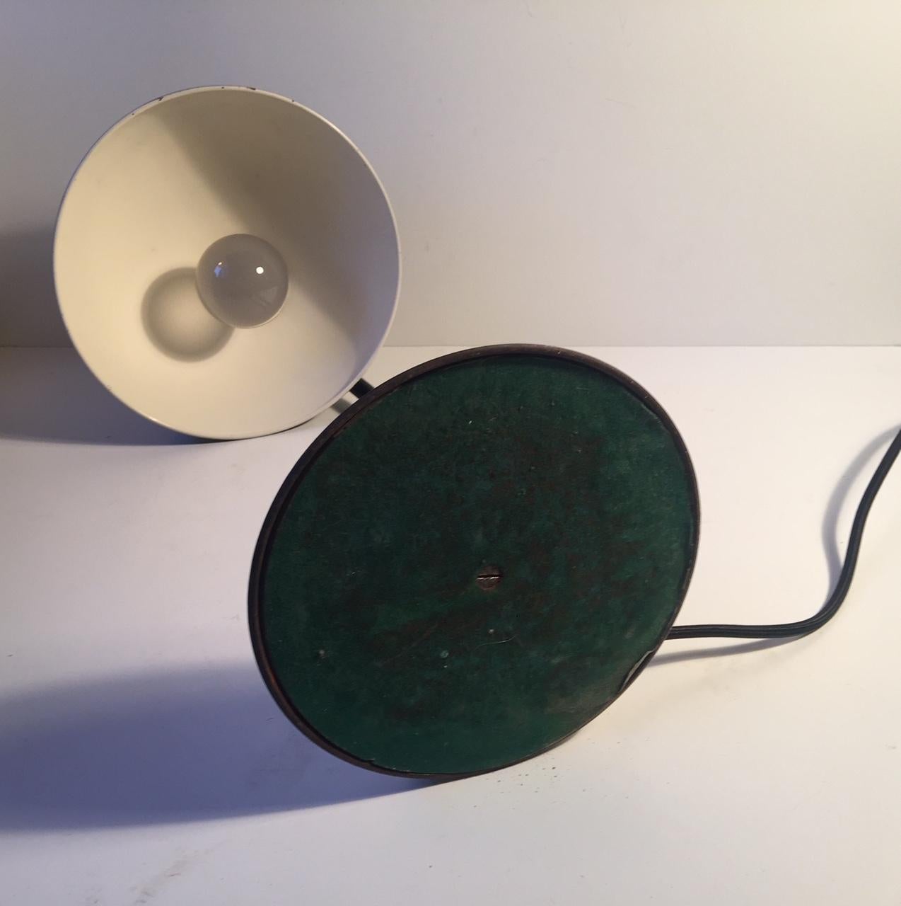 Milieu du XXe siècle Lampe de bureau Bauhaus noire de Christian Dell pour Kaiser Idell, Allemagne, années 1930 en vente