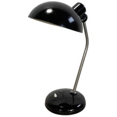 Black Bauhaus Industrial Desk Lamp, 1930s