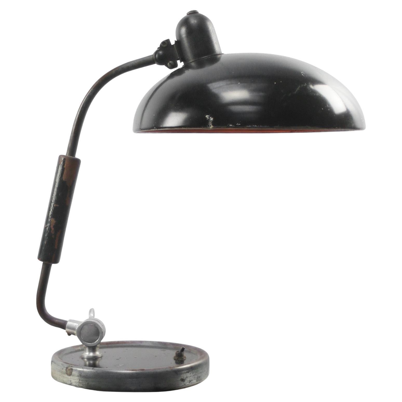 Black Bauhaus Vintage Industrial Table Desk Light