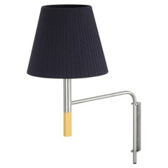 Lampada da parete BC1 nera di Santa & Cole