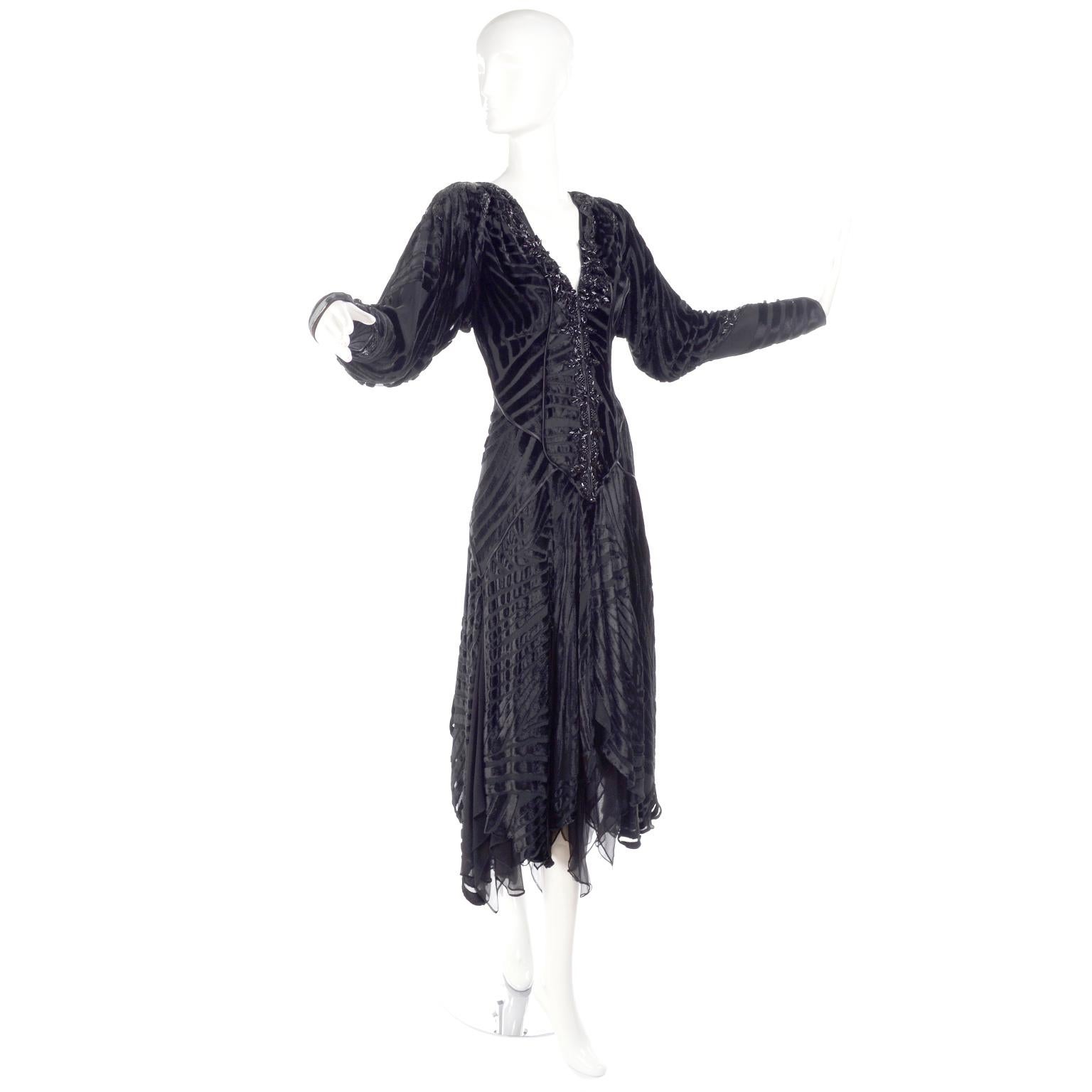 exquisite black floral burnout velvet strapless maxi dress
