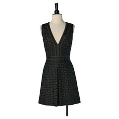Black beaded cocktail dress VALENTINO