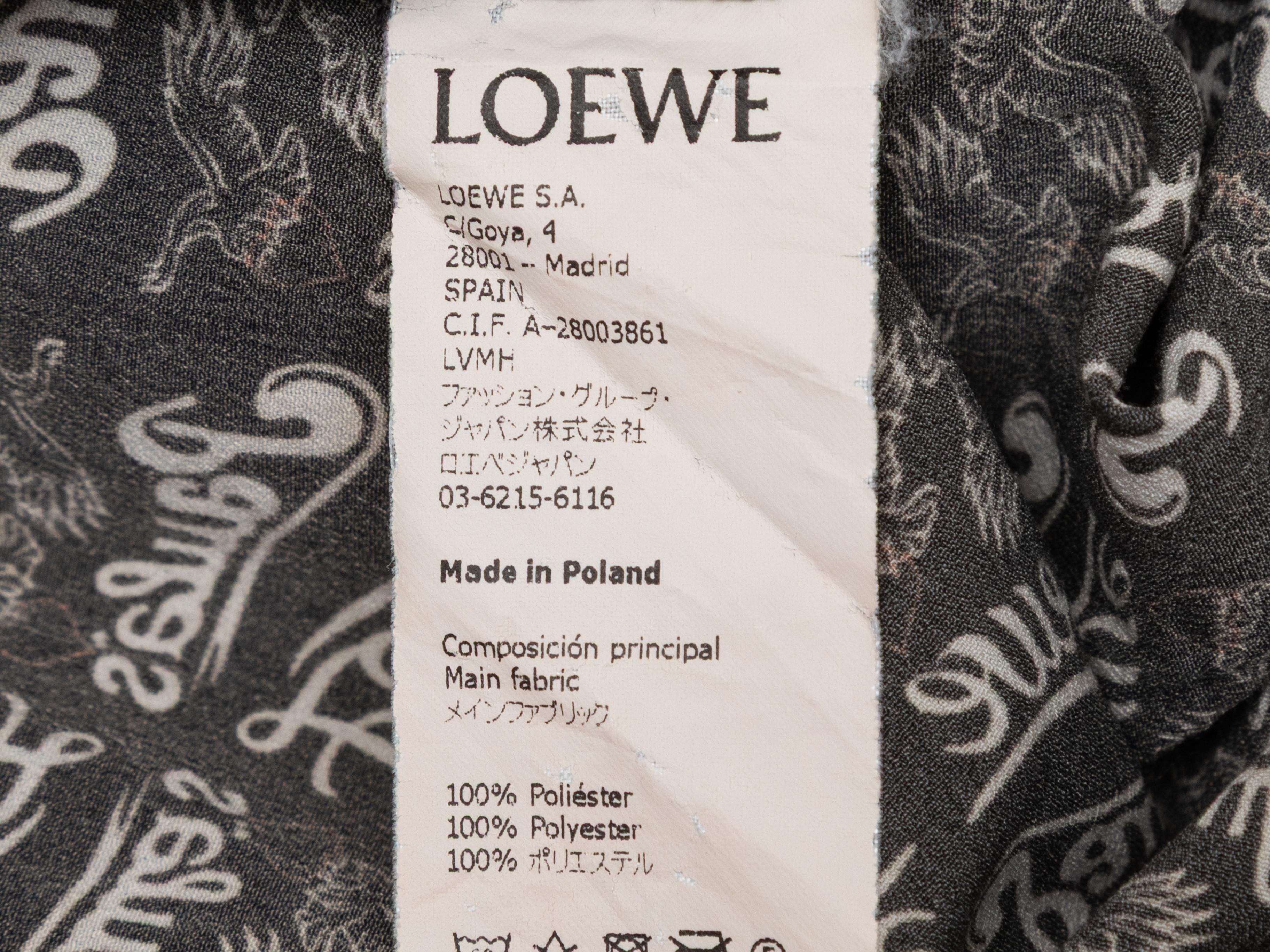 Black & Beige Loewe Paula's Logo Sleeveless Top Size EU 34 For Sale 1
