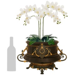 Black Belgian marble centerpiece/planter