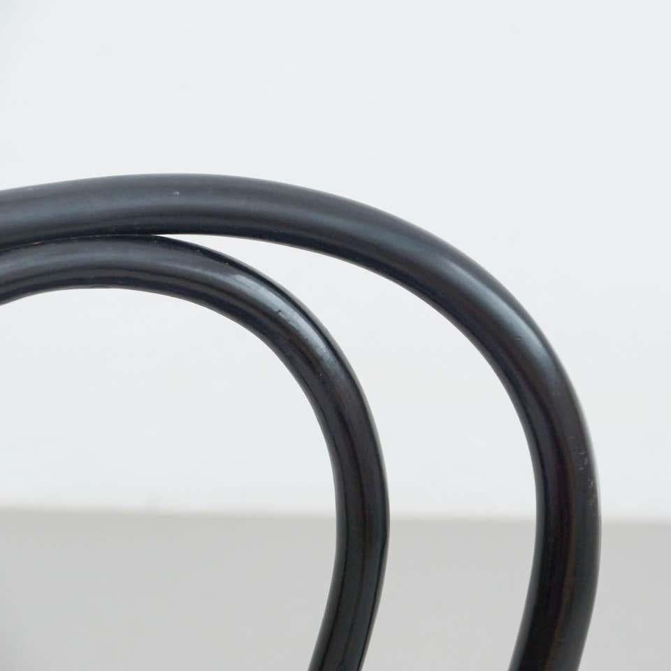 Black Bentwood Chair in the Style of Thonet, circa 1950 For Sale 5