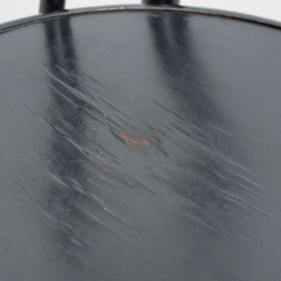 Black Bentwood Chair in the Style of Thonet, circa 1950 For Sale 7