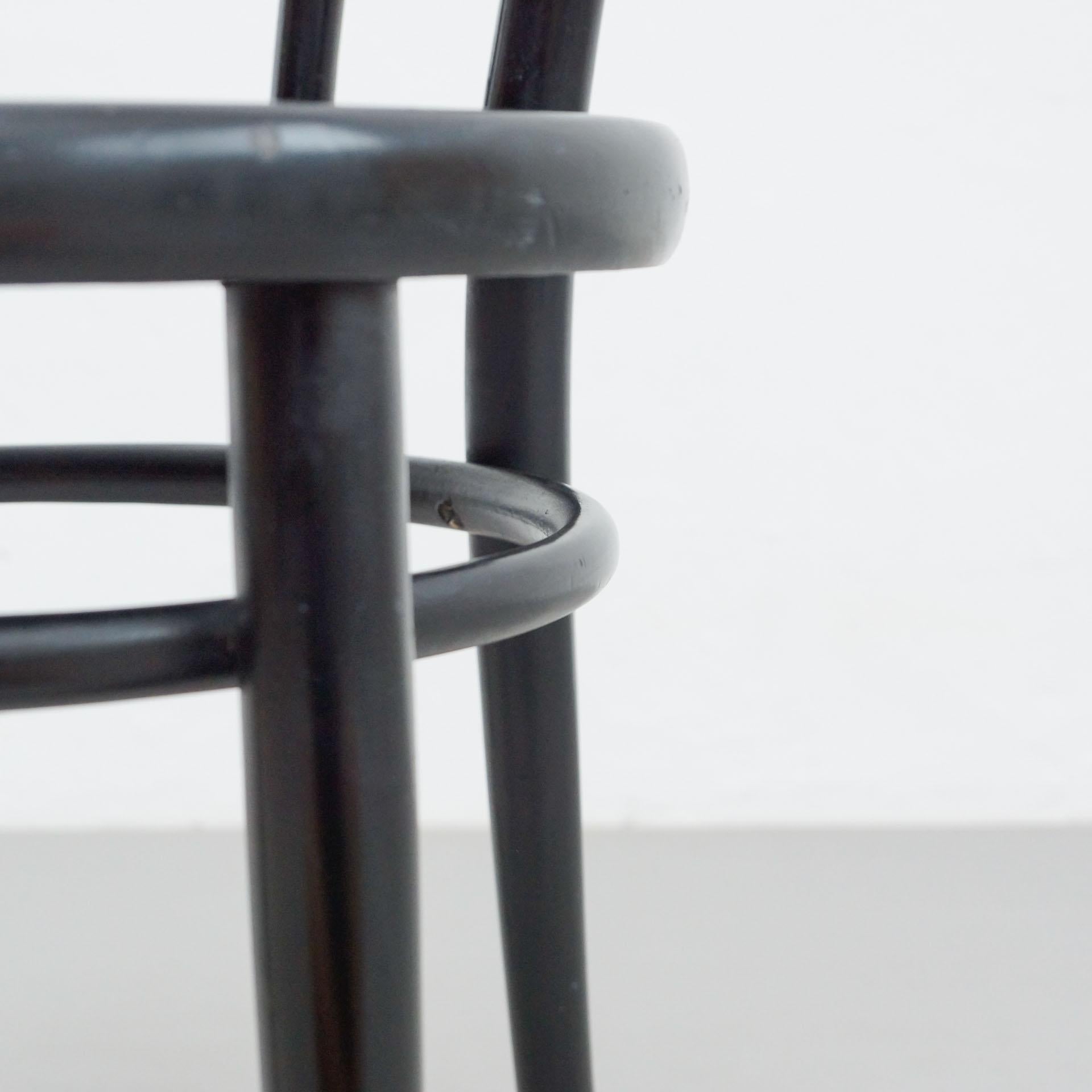 Black Bentwood Chair in the Style of Thonet, circa 1950 9