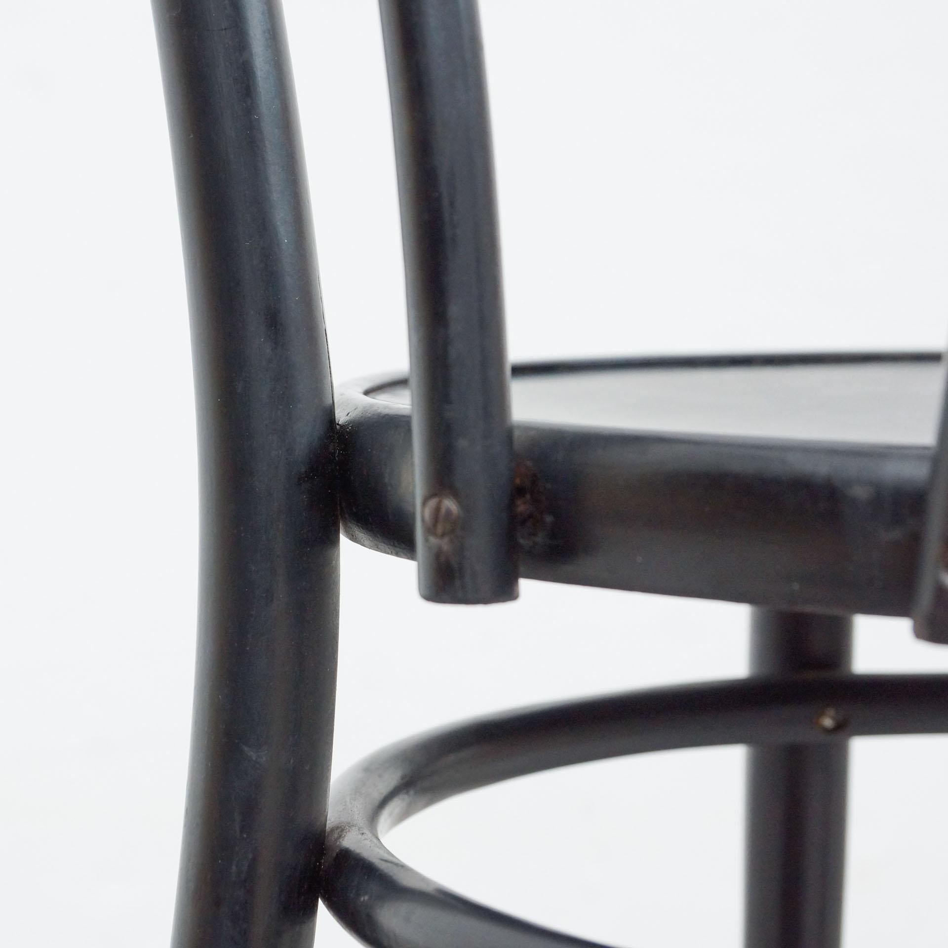 Black Bentwood Chair in the Style of Thonet, circa 1950 10