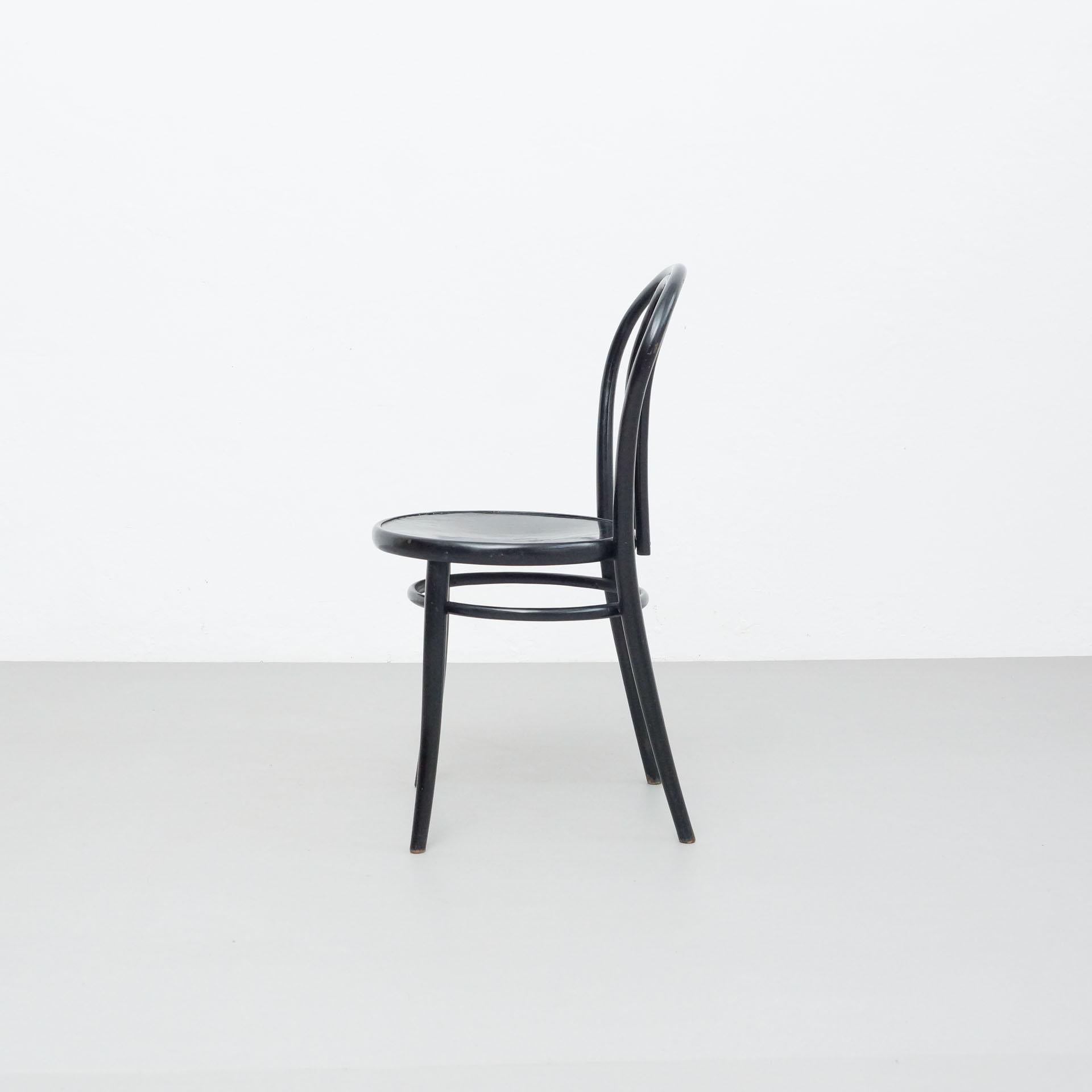 black thonet chair