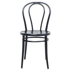 Black Bentwood Chair in the Style of Thonet, circa 1950