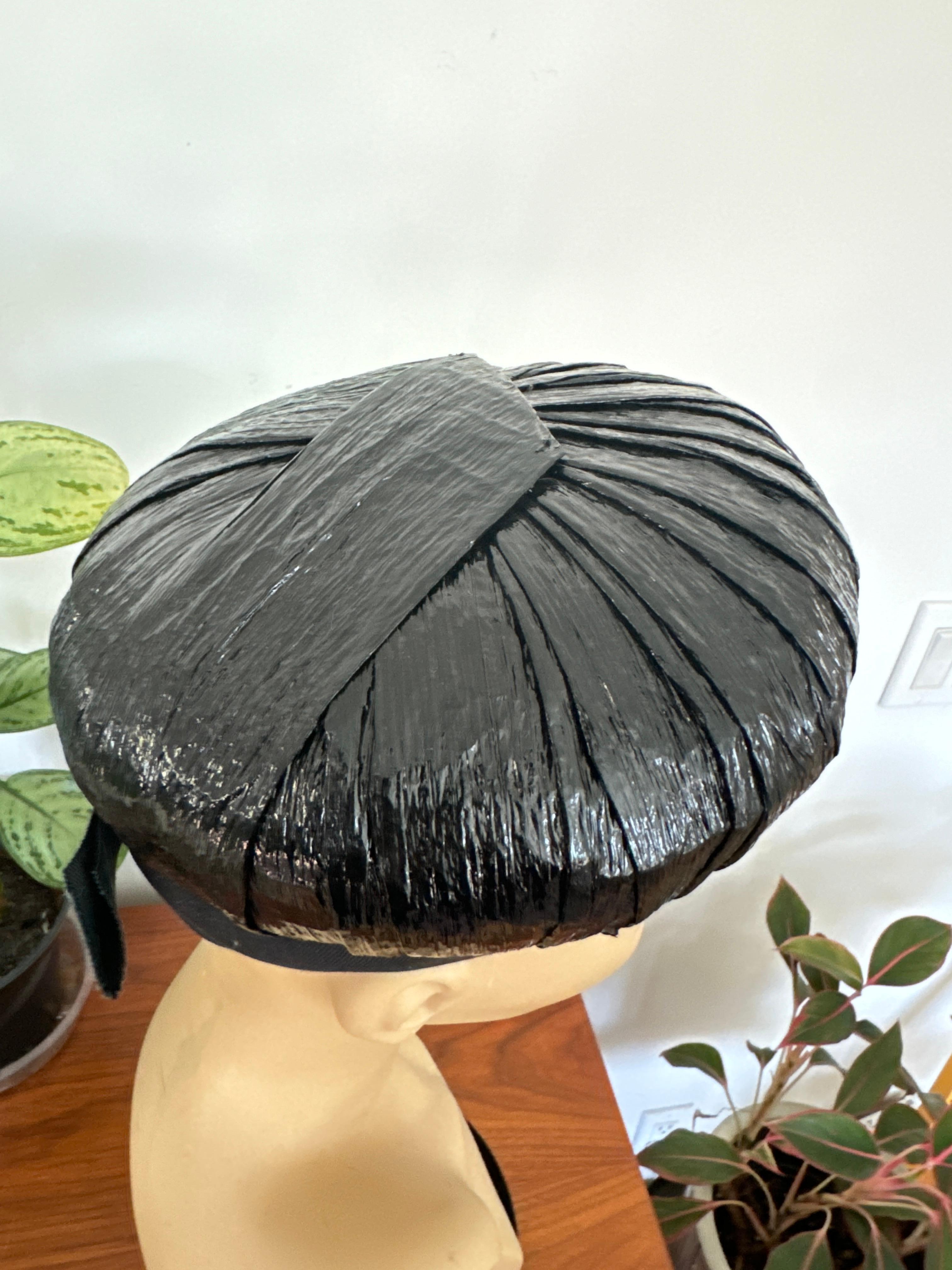 Cappello berretto nero Mod Vintage 1960 in vendita 5