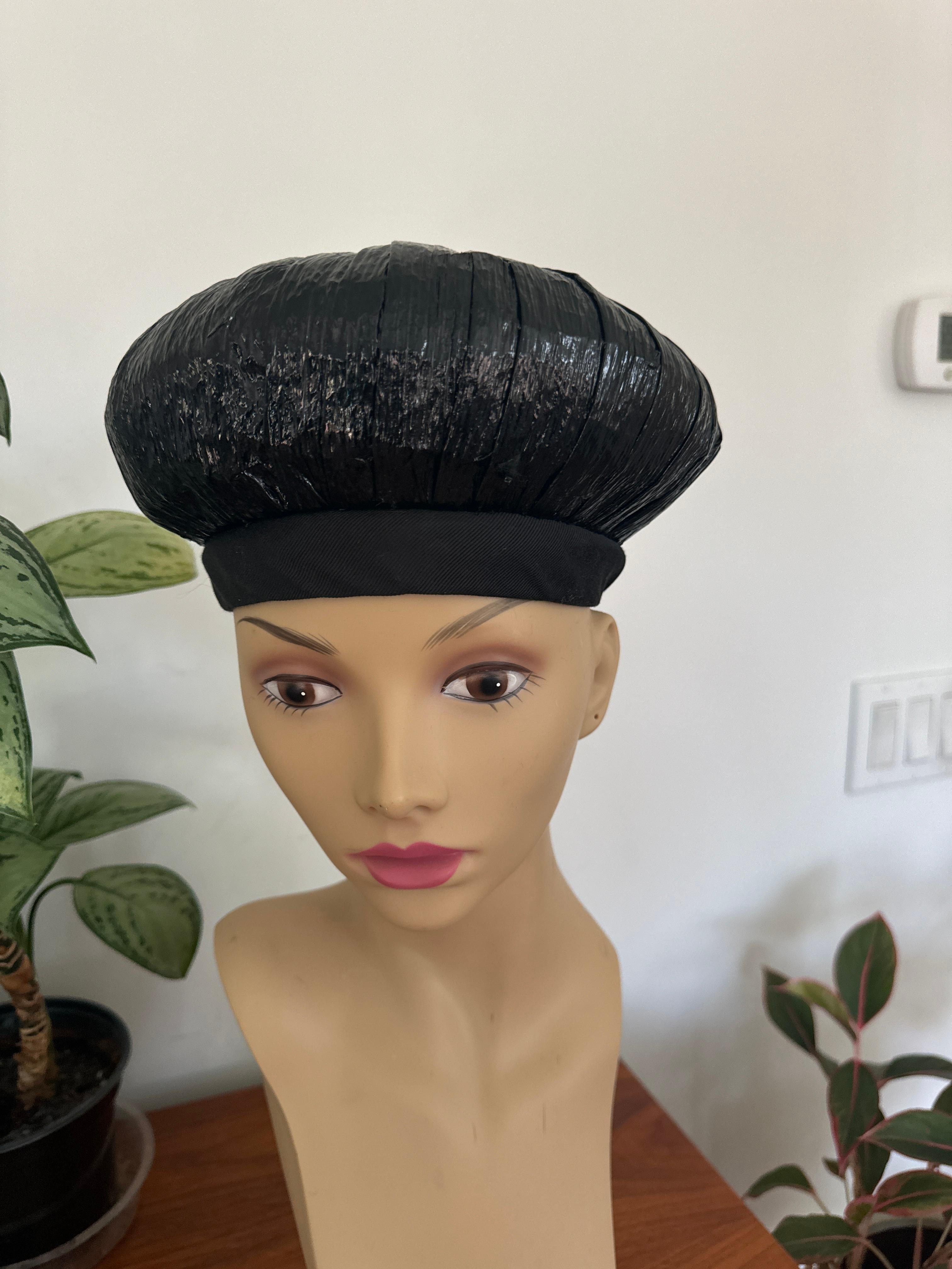 Cappello berretto nero Mod Vintage 1960 in vendita 1